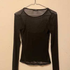 Fashion Nova: See through laced crop top